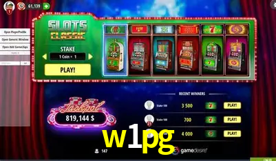 Descubra o Mundo do Cassino Online com w1pg
